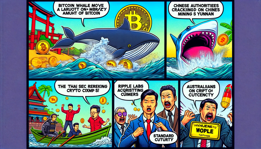 Significant Bitcoin Whale Movement, Regulatory Crackdowns, and Strategic Acquisitions Shape Crypto Landscape